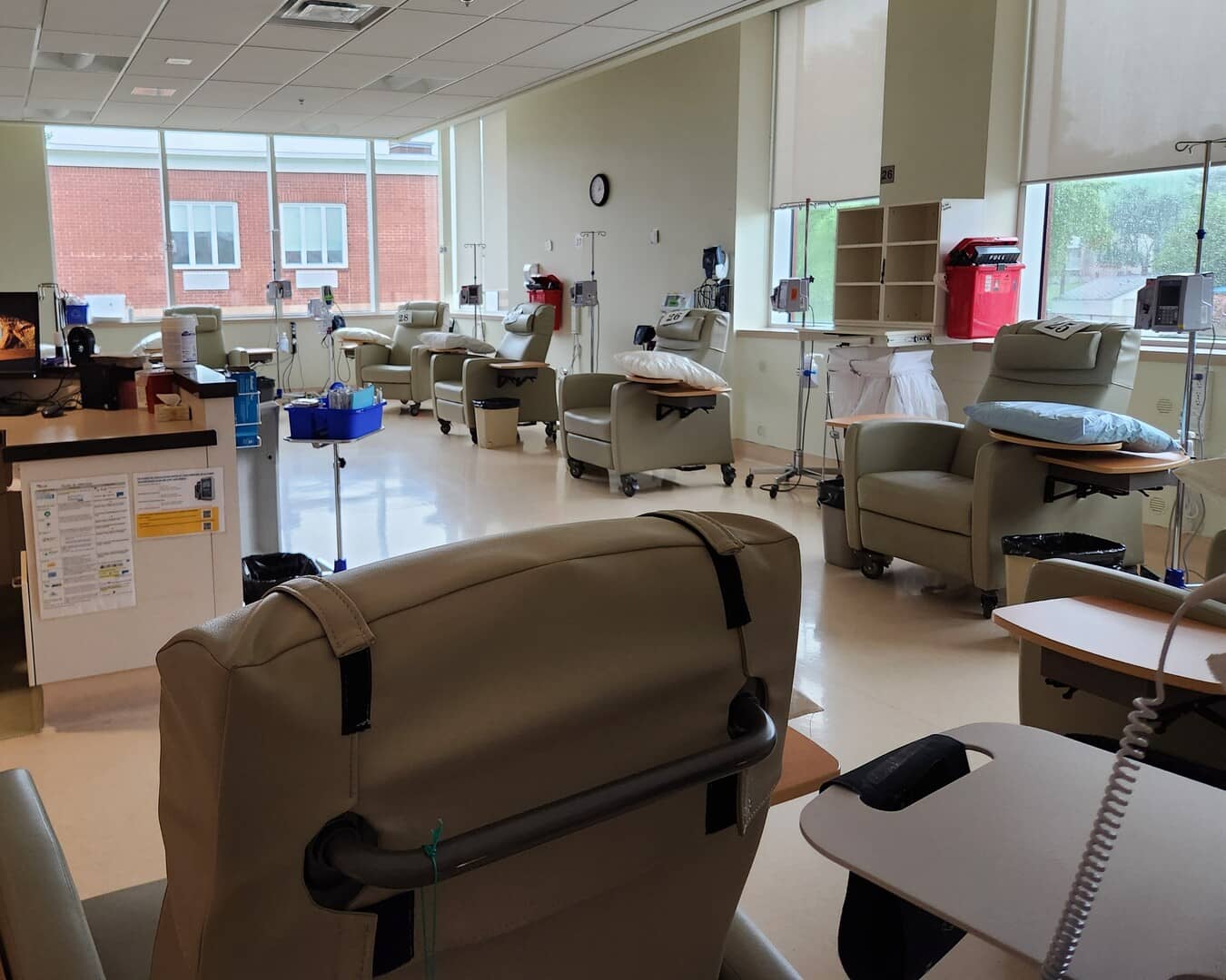 The treatment room at the Gatineau Cancer Centre 